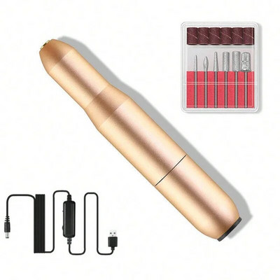 Küünelihvmasin USB pistikühendusega kaasaskantav mini elektriline küüneeemaldus poleerimispliiats küünte poleerimine maniküür väike pliiats elektriline lihvimistööriist