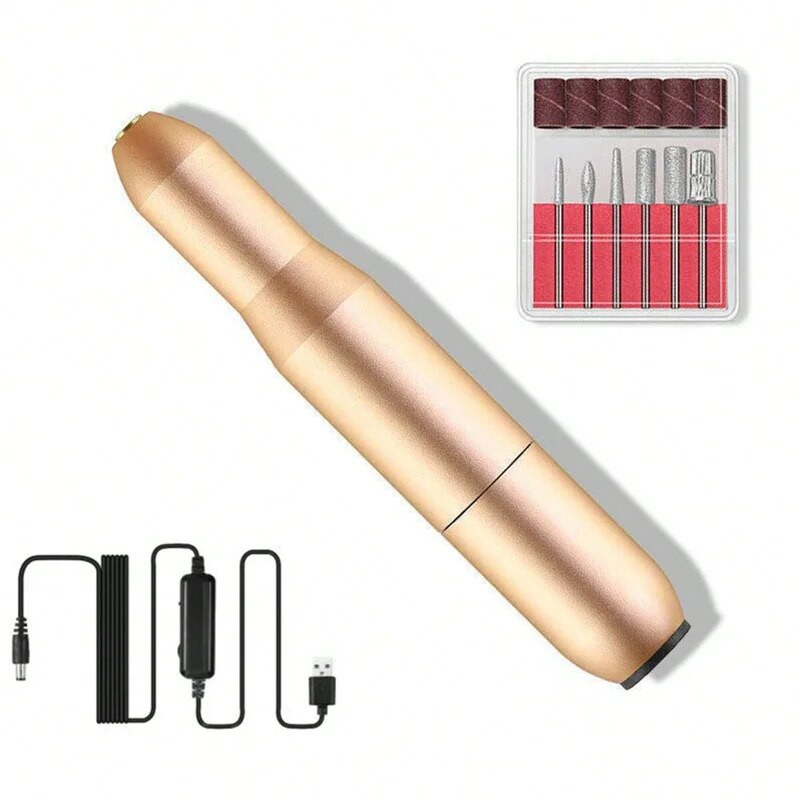Küünelihvmasin USB pistikühendusega kaasaskantav mini elektriline küüneeemaldus poleerimispliiats küünte poleerimine maniküür väike pliiats elektriline lihvimistööriist