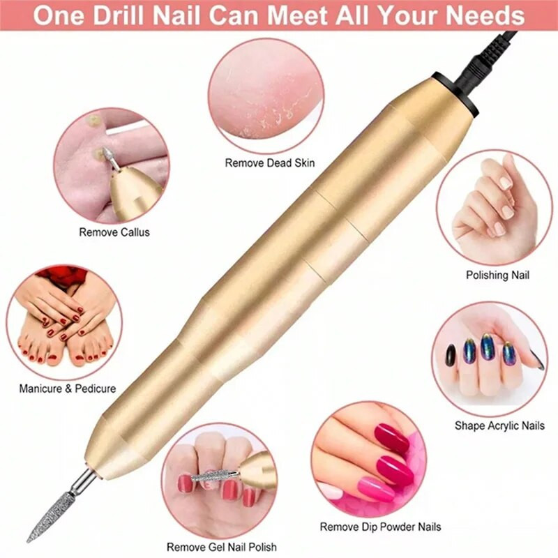 Küünelihvmasin USB pistikühendusega kaasaskantav mini elektriline küüneeemaldus poleerimispliiats küünte poleerimine maniküür väike pliiats elektriline lihvimistööriist