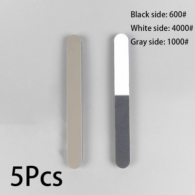 2/5 gab. Divpusējs nagu bufera pulēšanas bloks, zaļš, balts spīdums, slīpēšanas nagi, pulēšana mākslas nagi, piederumi un instrumenti