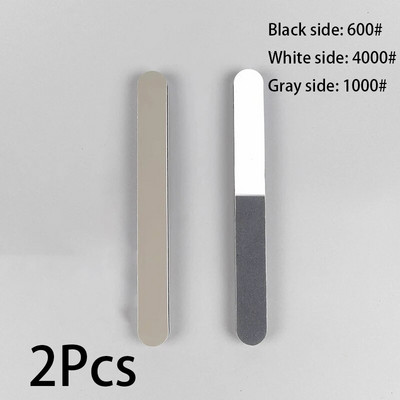 2/5 gab. Divpusējs nagu bufera pulēšanas bloks, zaļš, balts spīdums, slīpēšanas nagi, pulēšana mākslas nagi, piederumi un instrumenti