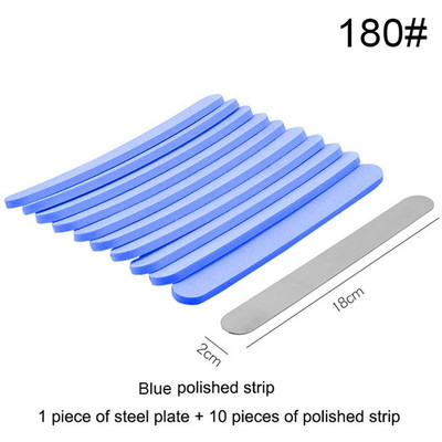 1 komplekt (10 tk) Pink Sponge küüneviili asenduspadi metallist küüneviilile äraviskamispadi Kahepoolne liivapaberipuhver, 100 grit