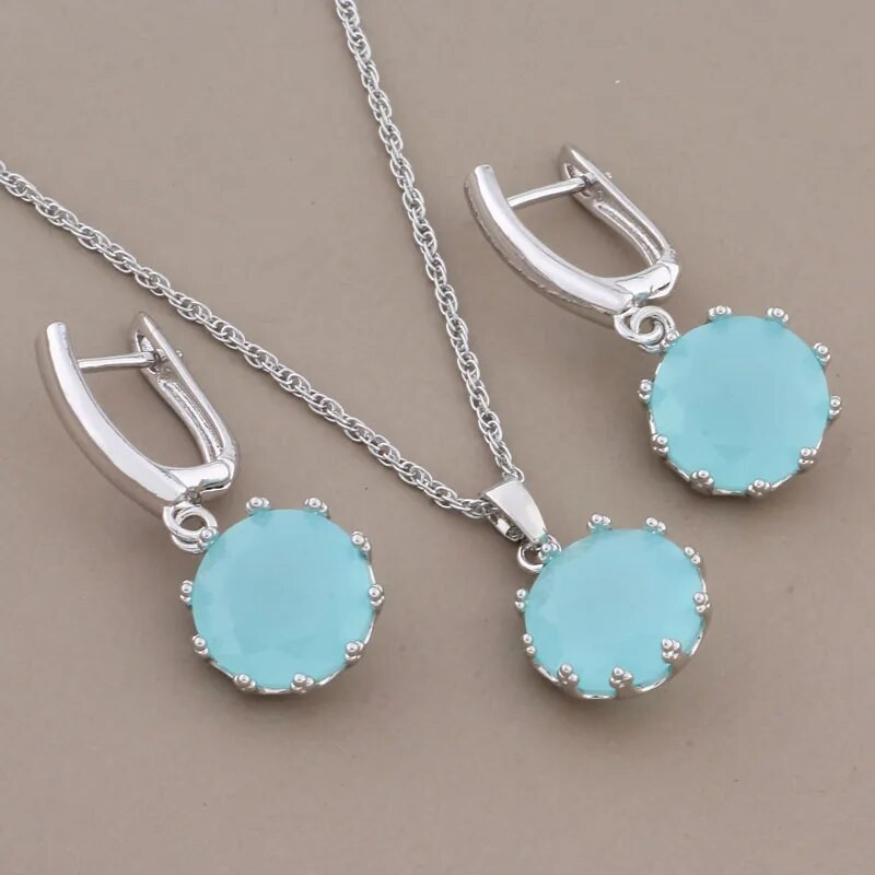 New Trend 585 Rose Gold Χρώμα 12mm Σετ Στρογγυλά Σκουλαρίκια Γυναικείες Απλές Μόδας Σετ Νυφικά Νυφικά