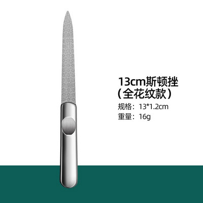 4 suurusega küüneviil roostevabast terasest professionaalne kooriv kahepoolne liivapaber professionaalsete sõrmede ja varvaste küünehooldusvahendite jaoks