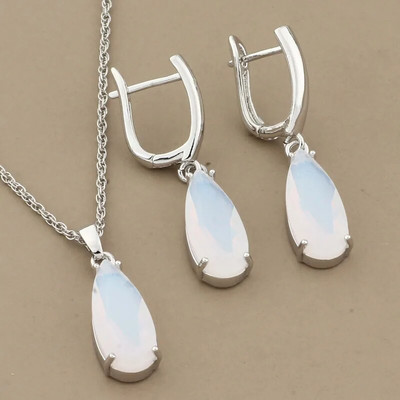 Luksusa kvalitātes 585 rožu zelta krāsas juvelierizstrādājumu komplekti nolaižamie auskari un piekariņi juvelierizstrādājumu komplekti kubiskā cirkona dāvanas jauniem