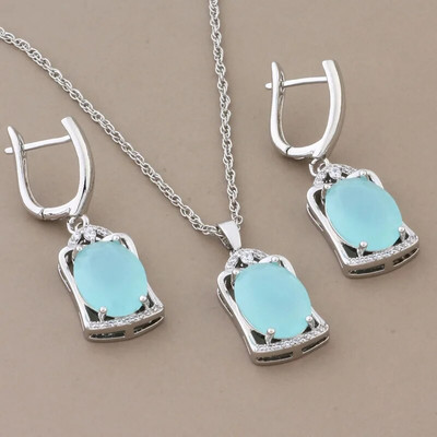 Luksusliku kvaliteetse disainiga kõrvarõnga- ja ripatsikomplektid naistele 585 roosikulla värvi mikrovaha sisekujundus naturaalsest tsirkoonist pulmaehtekomplektid