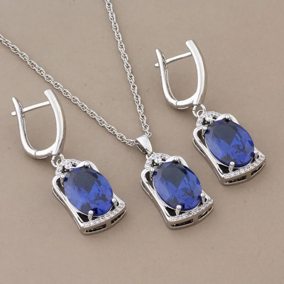 Luksusliku kvaliteetse disainiga kõrvarõnga- ja ripatsikomplektid naistele 585 roosikulla värvi mikrovaha sisekujundus naturaalsest tsirkoonist pulmaehtekomplektid