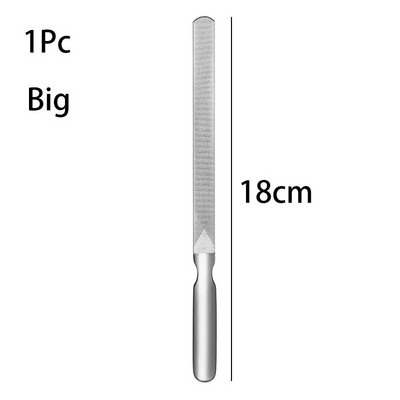 1/2 buc. Pilă profesională pentru unghii, bloc de lustruit din oțel inoxidabil, șlefuit pentru pila de unghii, accesorii pentru manichiură, instrumente, frumusețe artistică