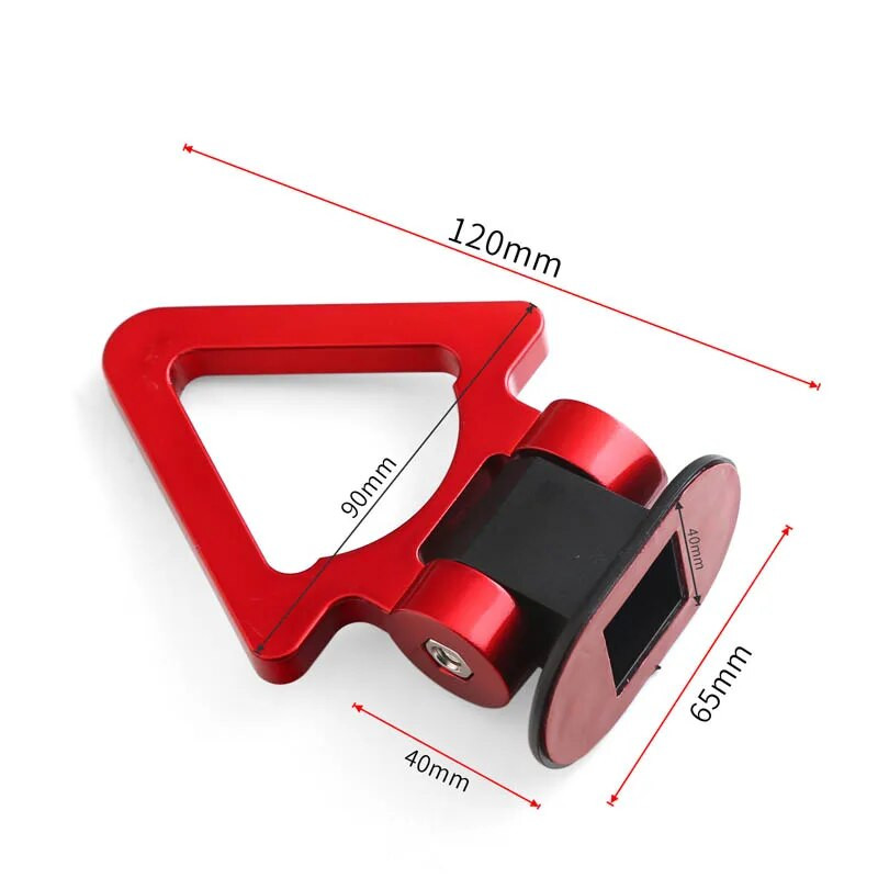 Sacīkšu universālā ABS bufera uzlīme rotā automašīnu Dummg Tralier Sakabes āķa komplekts Automašīnas modifikācijas apdare