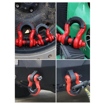 D-Ring Shackle Isolation Washer Kit Towing Shackles Προστατευτικό προφυλακτήρα D-Ring Shackle Isolator για 3/4, 5/8 ιντσών εκτός δρόμου
