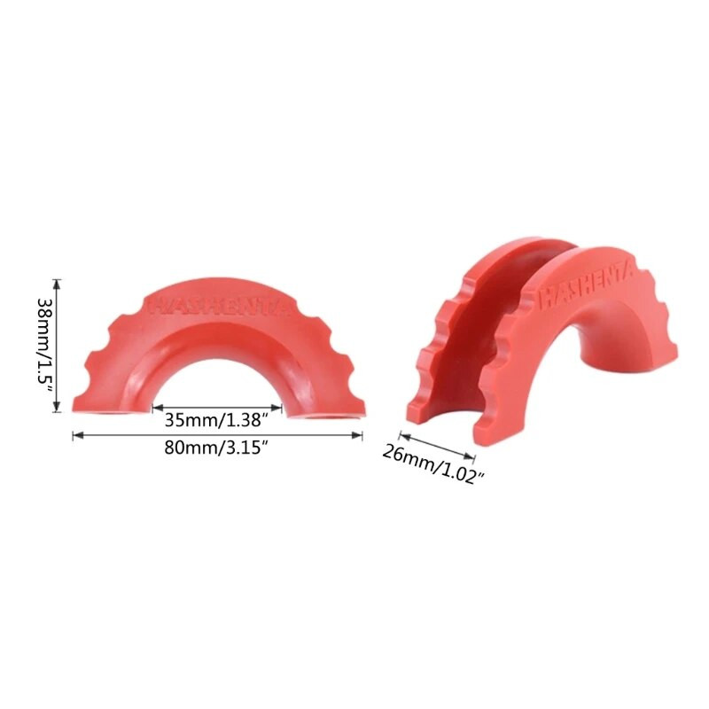 D-rõnga ahela isolatsiooniseibi komplekt Pukseerimisrõngaste kaitseraua kaitse D-rõnga ahela isolaator 3/4-, 5/8-tollisele maastikule