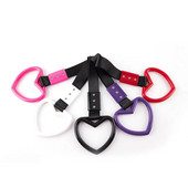 Nou 1buc Tren Autobuz Mâner Curea de mână Drift Charm Cureau Drift Auto Accesorii Car Styling mașină curele inimă cârlig de remorcare față