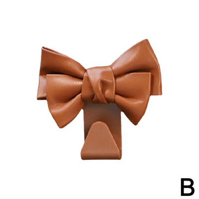 Automobilio sėdynės atlošo kablys Bowknot laikymo kabliukas PU odinis mados krepšys Daugiafunkcis kabliukas Įvairios nugaros kabliukas Vidaus priedai