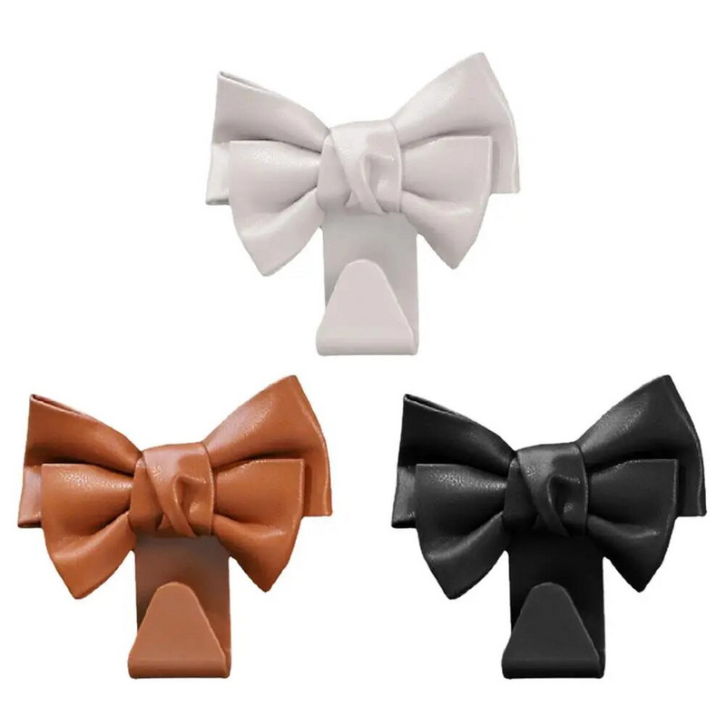 Automobilio sėdynės atlošo kablys Bowknot laikymo kabliukas PU odinis mados krepšys Daugiafunkcis kabliukas Įvairios nugaros kabliukas Vidaus priedai