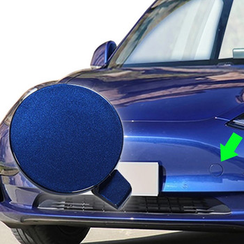 1 бр. Оформление на автомобила на предната броня на капака на куката за теглич за Tesla Model 3 Автомобилен теглич на ремаркето Капак на капака на щепсела Външни аксесоари
