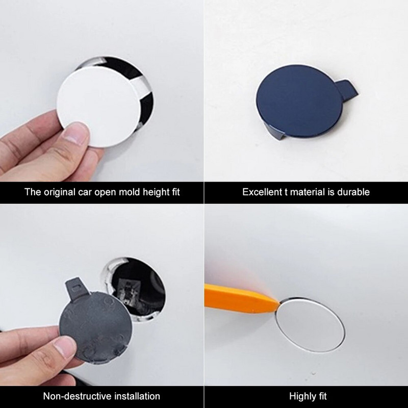 1 τεμ. Κάλυμμα γάντζου ρυμούλκησης μπροστινού προφυλακτήρα σε στυλ αυτοκινήτου για Tesla Model 3 Auto Trailer κοτσαδόρος Κάλυμμα βύσματος καλύμματα δέκτη Εξωτερικά αξεσουάρ