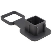 Autós csatlakozó fedél horog pordugó négyszögletes szájú védőburkolat 2 hüvelykes vevőegységekhez Vonóhorog gumi burkolatok