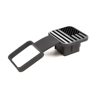 Autós csatlakozó fedél horog pordugó négyszögletes szájú védőburkolat 2 hüvelykes vevőegységekhez Vonóhorog gumi burkolatok