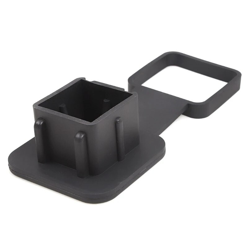 Autós csatlakozó fedél horog pordugó négyszögletes szájú védőburkolat 2 hüvelykes vevőegységekhez Vonóhorog gumi burkolatok