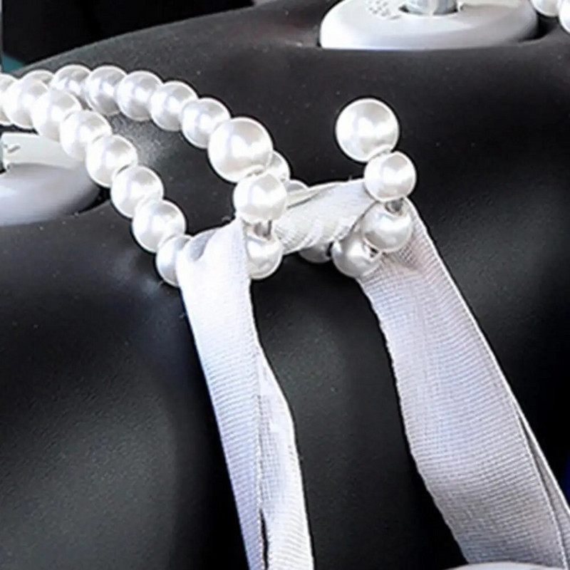 Auto tagaistme konks valge pärl riidepuu Autokonks poolavatud disain auto konks roostevabast terasest autoistme peatoe konksud auto lisavarustus