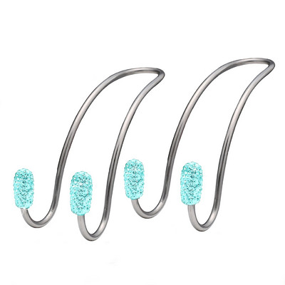 2 Πακέτα Universal Organizers πλάτης καθίσματος Bling Diamond Κρεμάστρες για τσάντες για προσκέφαλο αυτοκινήτου Ισχυροί ανθεκτικοί γάντζοι αποθήκευσης για αυτόματο πίσω κάθισμα