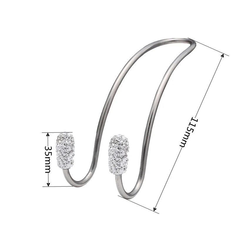 2 Πακέτα Universal Organizers πλάτης καθίσματος Bling Diamond Κρεμάστρες για τσάντες για προσκέφαλο αυτοκινήτου Ισχυροί ανθεκτικοί γάντζοι αποθήκευσης για αυτόματο πίσω κάθισμα