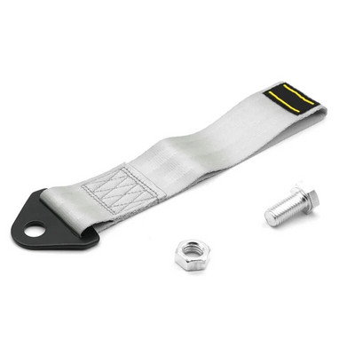 Pukseerimisrihm universaalne kvaliteetne võidusõiduauto pukseerimisrihm / köied / konks / veokonksud Logoga