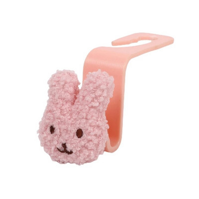 Kreatív autósülés háttámla Aranyos plüss medve baba kampó az autó belsejében, dekoratív műanyag medál befejező tároló kampóval