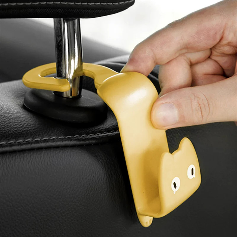 2tk Creative Car Hook Armas kass Autoistme riidepuu konksud istme taga Aksessuaarid Korraldaja konks Kotid Riided Mitmesugused riidepuud