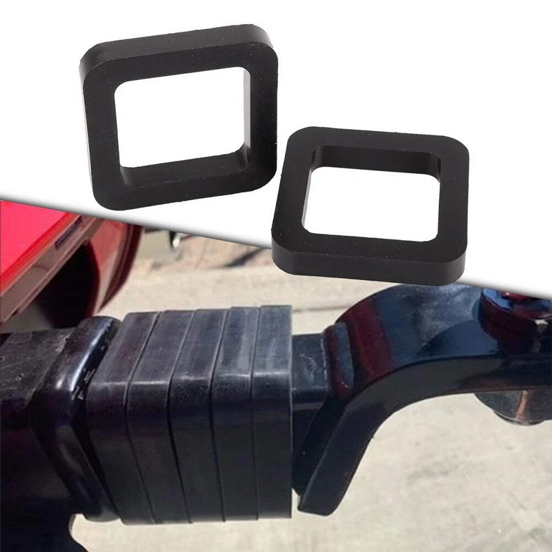 RASTP-2Pcs 2" γάντζος ρυμούλκησης σιγαστήρας προφυλακτήρας ανάρτησης δέκτης εξάλειψης θορύβου Σιγαστήρα μαξιλαράκι κοτσαδόρου προφυλακτήρας ελαστικό μαξιλαράκι RS-TUR010