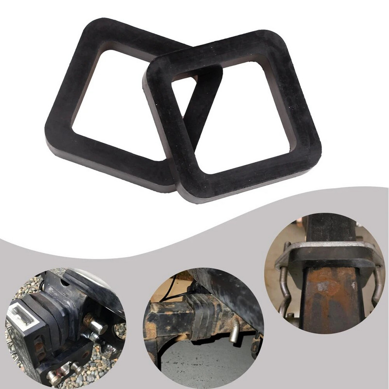 RASTP-2Pcs 2" γάντζος ρυμούλκησης σιγαστήρας προφυλακτήρας ανάρτησης δέκτης εξάλειψης θορύβου Σιγαστήρα μαξιλαράκι κοτσαδόρου προφυλακτήρας ελαστικό μαξιλαράκι RS-TUR010