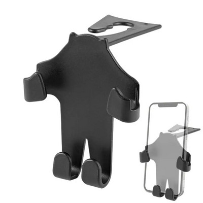 Γάντζοι καθισμάτων αυτοκινήτου Γάντζος προσκέφαλου αυτοκινήτου με θήκη τηλεφώνου πίσω κάθισμα Car Organizer 2 σε 1 Αυτοκίνητο Αυτοκίνητο Πίσω Κάθισμα Προσκέφαλο Κινητό τηλέφωνο