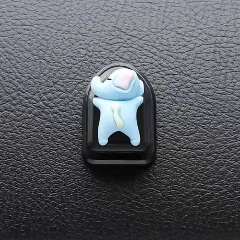 Auto mini-multikakonksud armsad loomakaunistused auto sisekujunduse hoidik Vastupidav väike konks Autotarvikud Kleepuvad