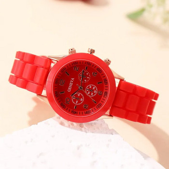 Reloj Mujer 2023 Fashion γυναικεία ρολόγια Κομψό κόκκινο ρολόι χαλαζία από σιλικόνη Πολυτελές δώρο για κορίτσια Relogio Feminino