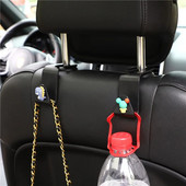 2 τμχ Κάθισμα αυτοκινήτου Χαριτωμένος γάντζος Auto Fastener Σχήμα λουλουδιών φιόγκος Εσωτερικό τσάντα αποθήκευσης με στυλ αυτοκινήτου για γυναίκες Δώρο για κορίτσια Αξεσουάρ αυτοκινήτου