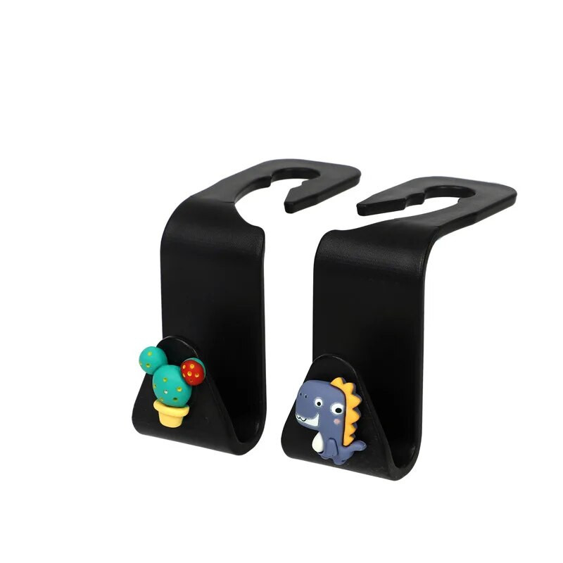 2 τμχ Κάθισμα αυτοκινήτου Χαριτωμένος γάντζος Auto Fastener Σχήμα λουλουδιών φιόγκος Εσωτερικό τσάντα αποθήκευσης με στυλ αυτοκινήτου για γυναίκες Δώρο για κορίτσια Αξεσουάρ αυτοκινήτου