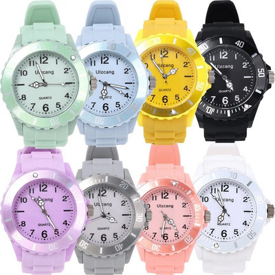 Candy Couple Кварцов цифров часовник Модни свежи дамски часовници Спортен електронен ръчен часовник Ръчни часовници Reloj Mujer Часовници