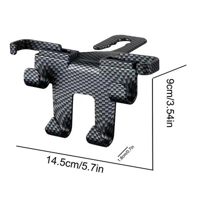 visokokvalitetna kuka za automobilsko sjedalo, prijenosni naslon za glavu, držač za telefon, nosač za auto sjedalo, kuka za vješalicu za sva vozila