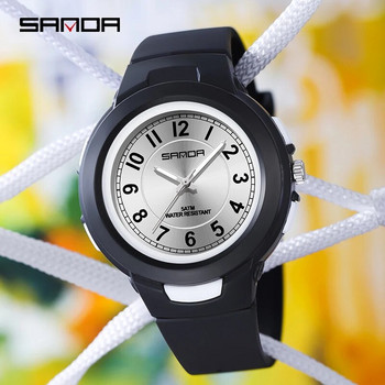 SANDA Нова модна тенденция Ежедневни прости дамски кварцови спортни водоустойчиви ръчни часовници Дамски ръчен часовник Часовник Relogio Feminino Момиче