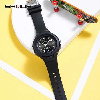 SANDA Нова модна тенденция Ежедневни прости дамски кварцови спортни водоустойчиви ръчни часовници Дамски ръчен часовник Часовник Relogio Feminino Момиче