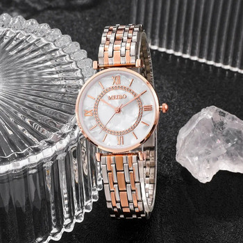 Дамски луксозни кристални дамски часовници с гривни от най-добрата марка модни диамантени дамски кварцов часовник стоманен дамски ръчен часовник