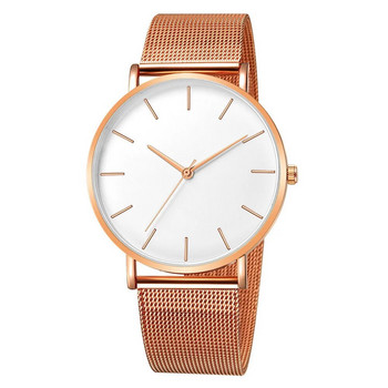 Дамски часовник Rose Gold Montre Femme 2023 Мрежест колан Ултратънък моден Relojes Para Mujer Луксозни ръчни часовници Reloj Muje