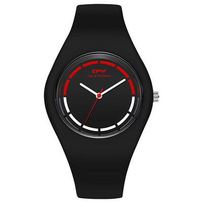 Ceas TPW de 40 mm, curea din cauciuc pentru femei, prietenoasă cu pielea