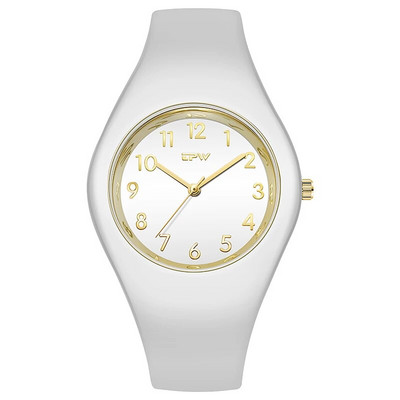 Ceas TPW de 40 mm, curea din cauciuc pentru femei, prietenoasă cu pielea