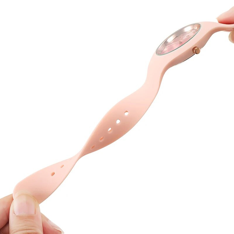 Ceas TPW de 40 mm, curea din cauciuc pentru femei, prietenoasă cu pielea