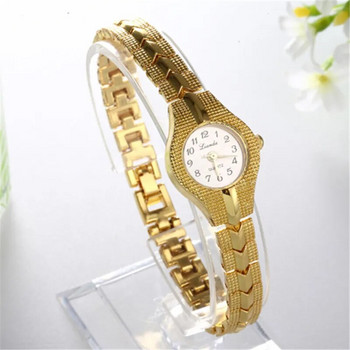 Γυναικείο βραχιόλι ρολόι Mujer Golden Relojes Small Dial Quartz Leisure Δημοφιλές ρολόι χειρός Ώρα Γυναικεία Γυναικεία Κομψό Ρολόι Relogio