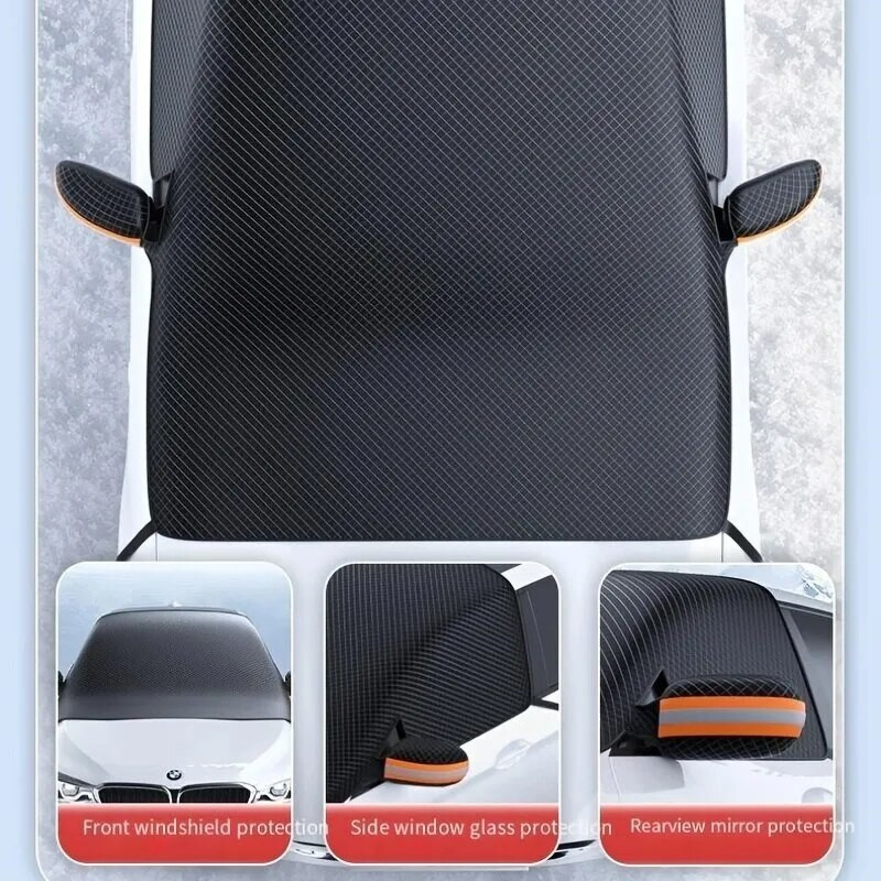 Magnētiskais automašīnas priekšējais vējstikla pārsegs Automašīnas saulessargs vējstikls sniega saulessargs Ūdensizturīgs ārējie pārsegi automašīnu piederumi
