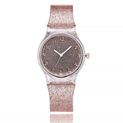 Modni ženski sat Geneva Novi šareni silikonski ženski sat Studentski ženski sat Jednostavan zvjezdani digitalni kvarcni sat