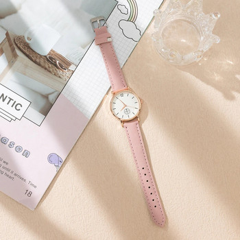 Μόδα γυναικείο ρολόι Μαλακό λουράκι σιλικόνης Απλό ρολόι για γυναίκες Quartz ρολόι χειρός Γυναικείο ρολόι