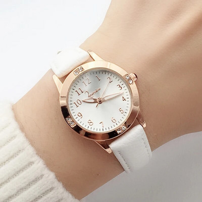 UTHAI CQ22 Kids Bērnu kvarca pulkstenis meitenēm pulksteņi pulksteņi pulksteņi meiteņu rokas pulkstenis ādas pulkstenis bērnu meitene rozā zelta